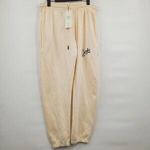 Crooks and Castles Los Angeles Jogger Sweatpants Men Size Medium NWT Cream